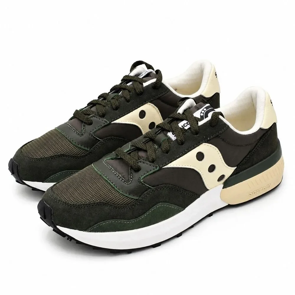 Saucony Jazz NXT Green Cream Sneakers Men's 11 Retro Running Shoes S70790-3